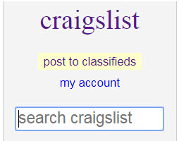 Craigslist site search