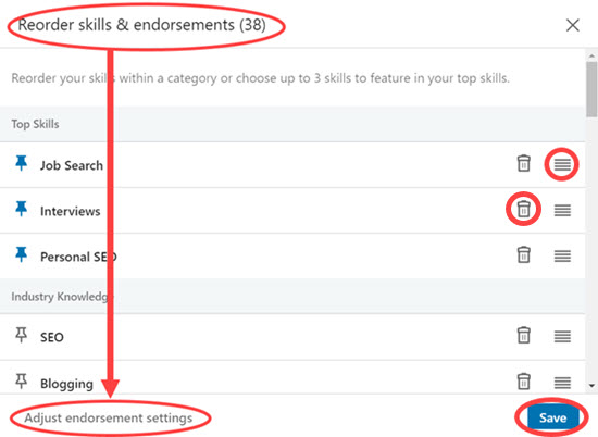 Manage Your LinkedIn Profile's Skills and Endorsements